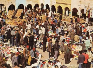 انطلاق أشغال بناء قوسي مدخل سوق الحنّاء التاريخي بجارة في قابس