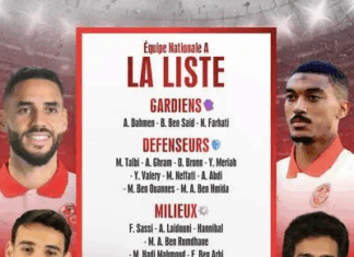 دعوة الغربي والنفاتي لأول مرة في قائمة تونس لتصفيات كأس العالم