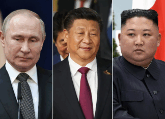 الكرملين ينفي أي تآمر بين بوتين وشي وكيم ضد الولايات المتحدة