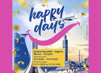 الخطوط الجوية “نوفلار” تطلق عرض “Happy Days” مجدداً بتخفيض يصل إلى 30% على وجهات دولية مختارة الخطوط الجوية "نوفلار" تطلق عرض "Happy Days" مجدداً بتخفيض يصل إلى 30% على وجهات دولية مختارة