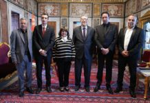 العميد إبراهيم بودربالة يستقبل وفد المجلس المحلي برادس ويؤكد دعم مشاريع التنمية المحلية