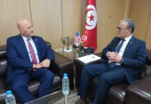 آفاق تعزيز التعاون الإقتصادي ، محور لقاء وزير الإقتصاد بسفير الولايات المتحدة الأمريكية