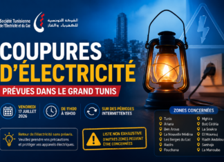 عاجل | انقطاع مرتقب للكهرباء في تونس الكبرى اليوم: هذه الولايات والمناطق قد تتأثر بالقطع الدوري